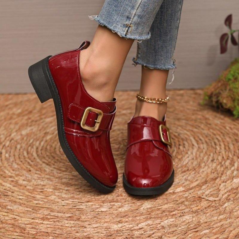 Fashion Women's Shoes 2025 Brand Buckle Strap Women's High Heels Fashion Metal Decoration Office and Career New Plus Size Heels Women