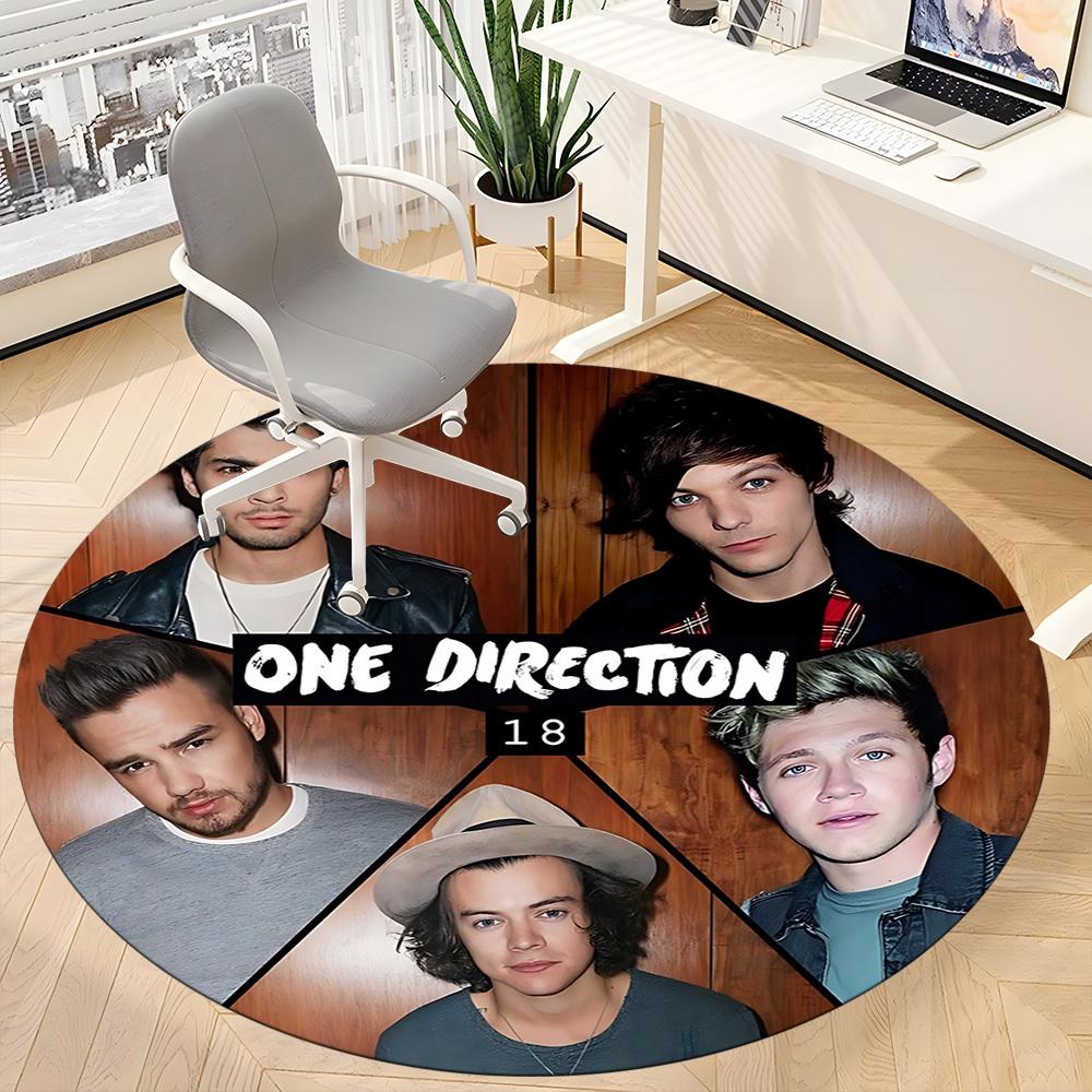 1pc ONE DIRECTION Chair Carpet for Office Non Slip, Lightweight, Machine Washable Rug for Office, Sleeping, Room Holiday Decor