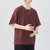 Short-sleeved T-shirt for Men's Summer New Embroidery 230g Heavy T-shirt Versatile Casual Five-point Sleeves