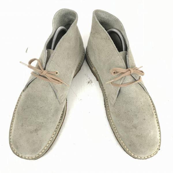 REGAL suede desert boots chukka boots 24.0 gray(USED)
