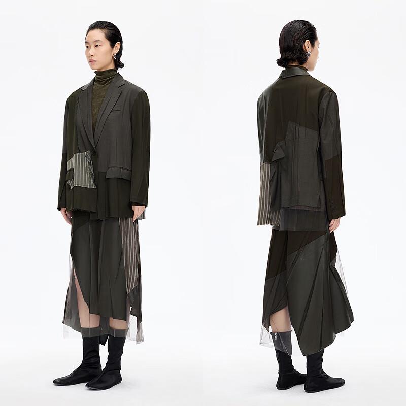 JNBY 2025 Winter Loose-Fit Long-Sleeve Blazer