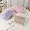 Reise Netz Make-up Tasche Waschbeutel Kosmetiktasche Reißverschluss Behälter Für Frauen Toilettenartikel Tasche Make-up Organizer Tragbare Aufbewahrungstasche