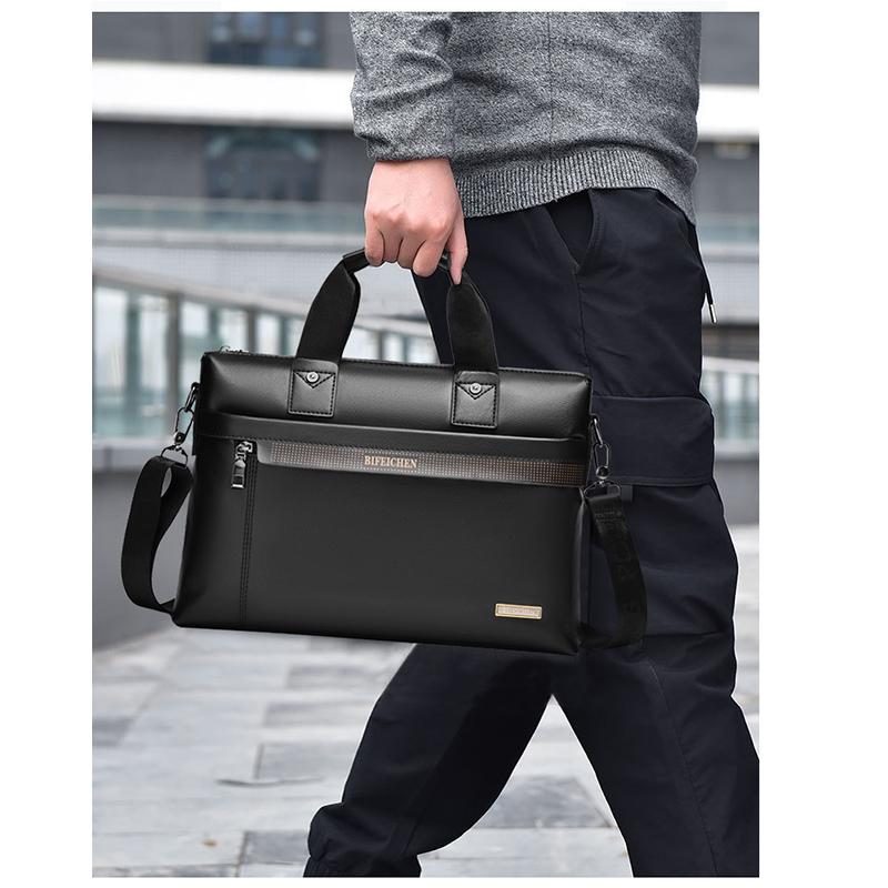 Nova Bolsa de Mão Masculina Pasta Executiva Transversal de Ombro Casual para Computador