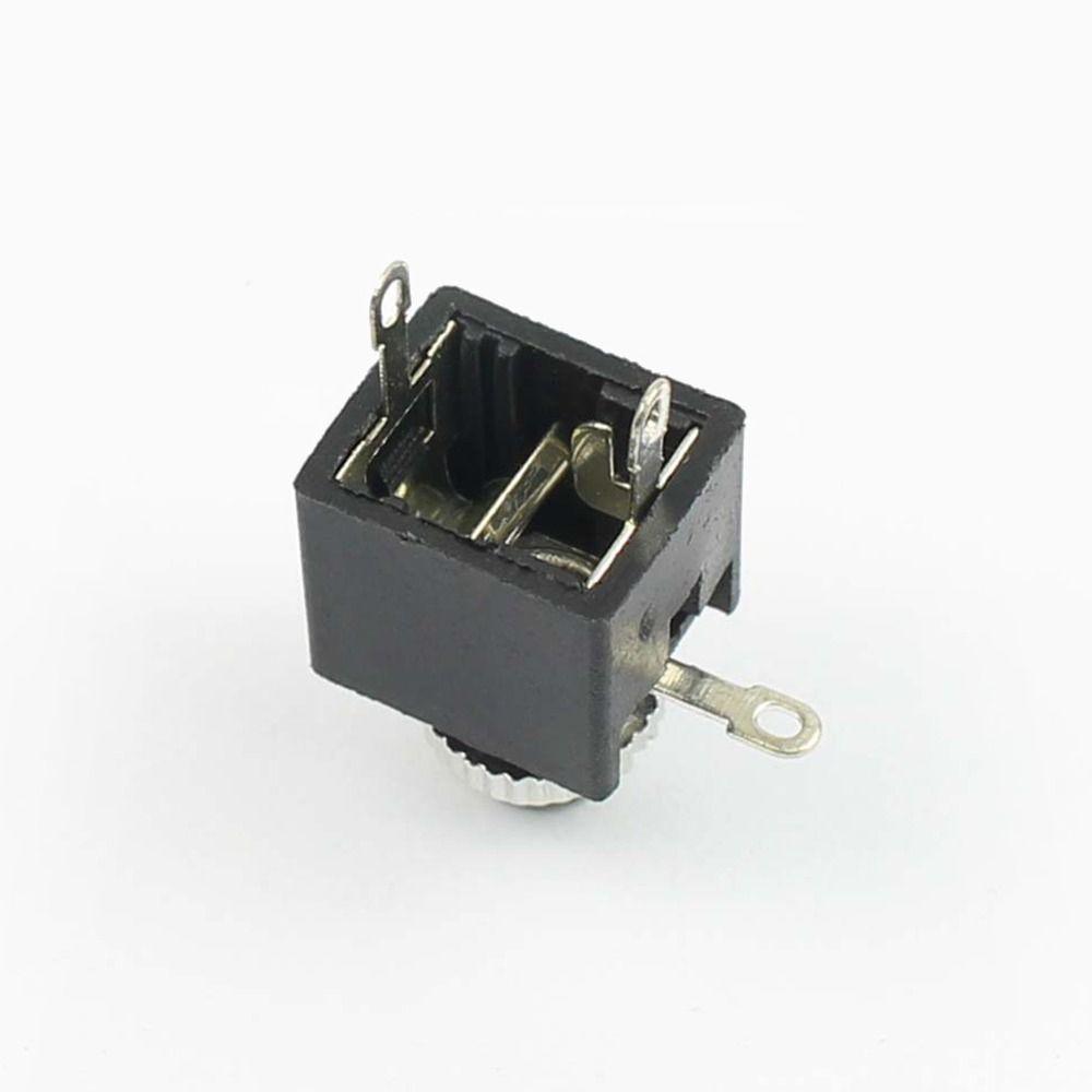 10Pcs Plastic Metal 3.5mm Mono Female Jack 3Pin DIP Headphone Socket  DIY Electronic Project