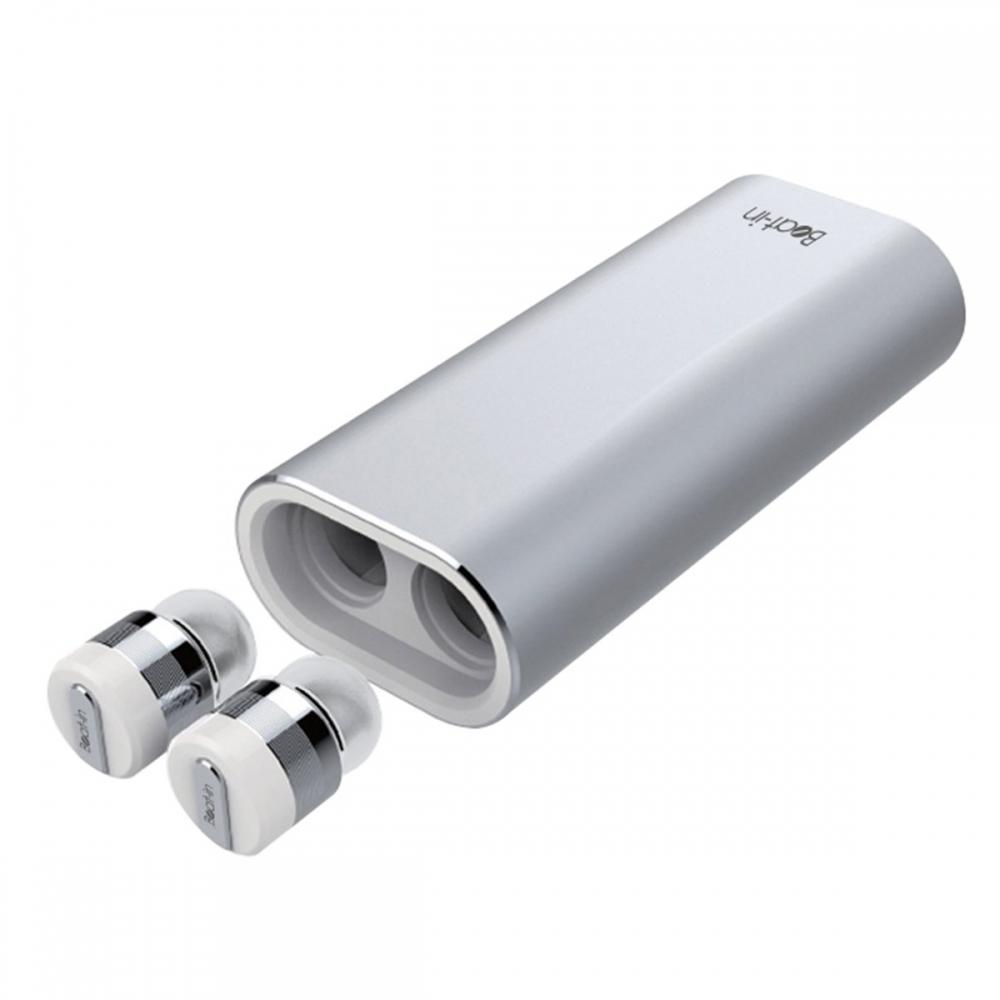 

Beat in Power Bank Super Miniature и полностью беспроводные наушники Silver