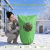 Snow Proof Tree Cover for Winter Plant with Clear Window Freeze Protection, Reusable Drawstring Protection Bag Cover, Frost Blankets Zipper