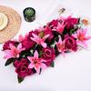 Wall Decor Artificial Flower Simulated Rose Arch Realistic Luxury Wedding Flower Wall Lifelike Stage Floral Table Centerpiece