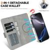 2 in 1 Magnetic Wallet Case for IPhone 18 17Air 17 Promax 16 Pro Max 15 Plus 14 13 12 Wireless Charging Phone Cover Cards Slot