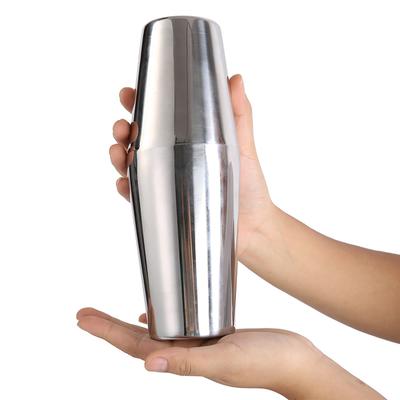 Ensemble shaker à vin et cocktail en acier inoxydable, récipient pour mélanger et boire, ustensiles de bar (600/450 ml)