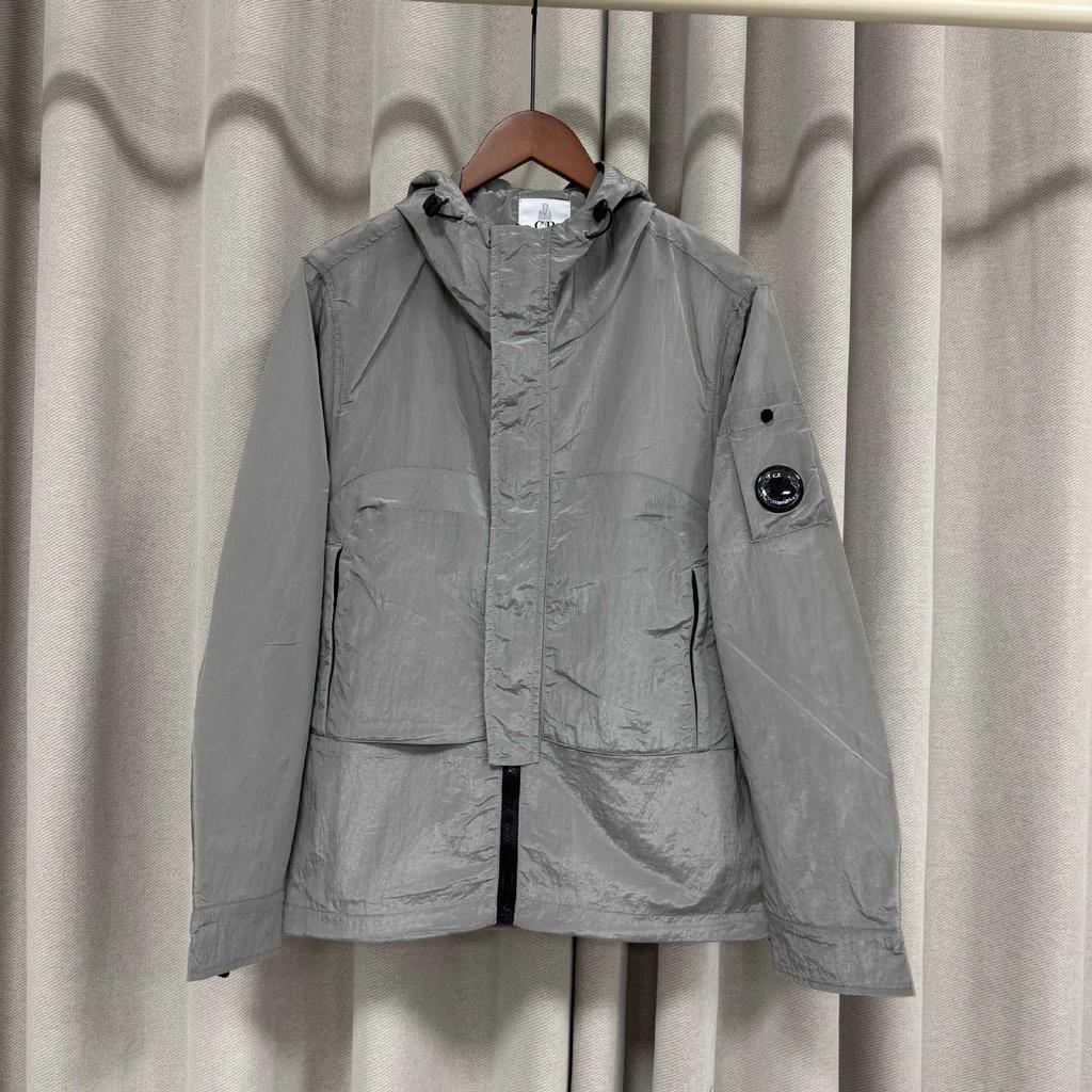 Cross-border Foreign Trade Spring CP Cp Pocket Lens Woven Metal Nylon Jacket Men's Outdoor Windproof Jacket