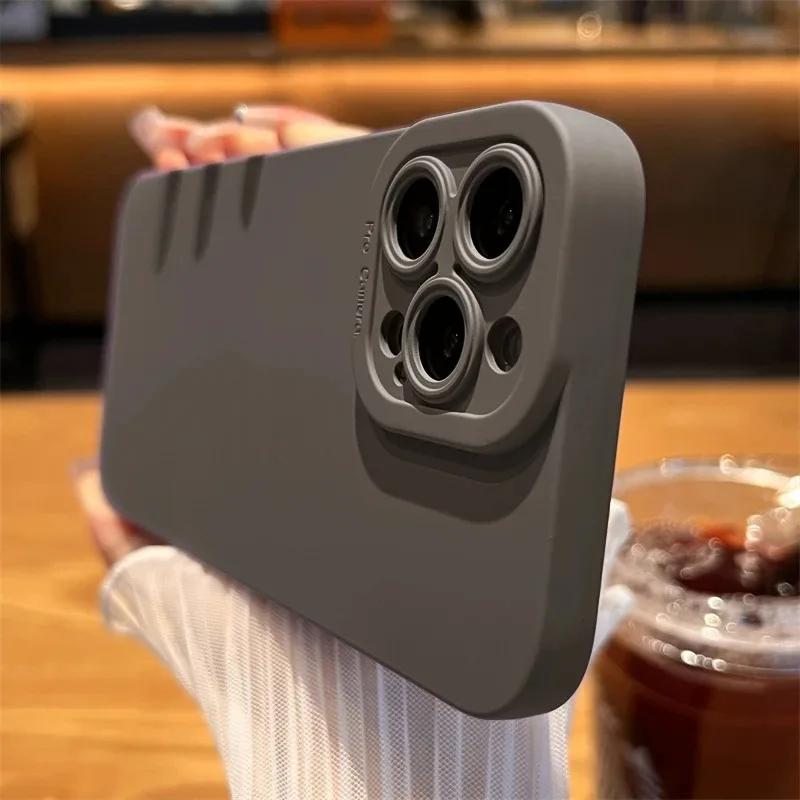 Luxury Soft Liquid Silicone Phone Case for IPhone 17Air 16 15 11 12 13 14 Pro Max X XR XS Plus Bumper Cases Cover