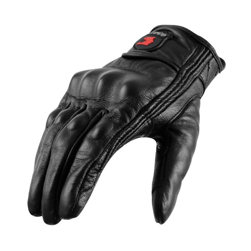 New Racing Gloves Mittens Goat Leather Motorcycle Breathable Equipment & Anti-Slip Touch Screen for Motocross/Outdoor gp Glove