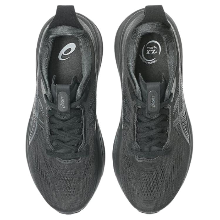 Asics Gel-Kayano 33 Cómodas Versátiles Transpirables de Soporte Ligeras con Rebote Zapatillas Casuales para Correr Mujer Zapatilla Negra 1012B992-001