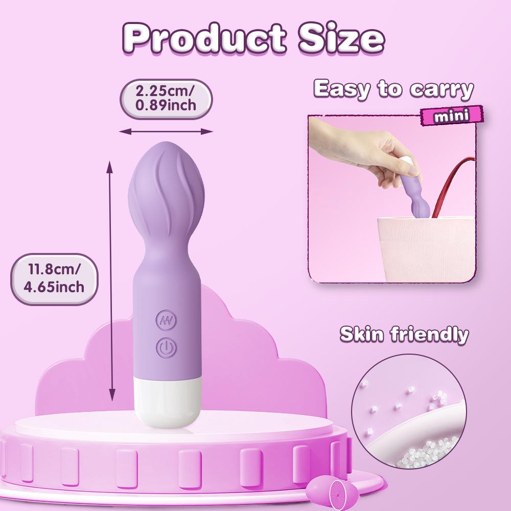 Mini AV Vibrator for Women Clitoris Stimulator Nipple G Spot Dildo Female Body Massage Vibrating Masturbation Adult Sex Toys
