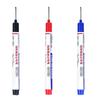 10 Stück Ölbasierter Markierstift 20mm Markierstift Tieflochmarkierstift Lange Spitze Markierer Schnelltrocknend Zimmermannsmarkierer