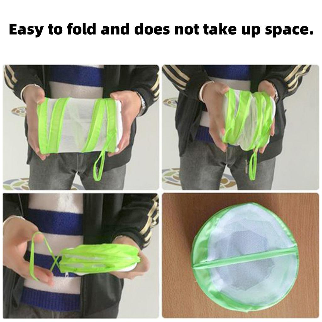 Children's Butterfly Cage with Handles Foldable Insect Grasshopper Cicada Net Cage Plant Cultivation Reptile Breeding Box 1Pc