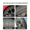 Tire Gloss and Protection Wax,car Interior Leather and Plastic Care ,car Tire Gloss Enhancer,used for Long-term Gloss Anti-aging Maintenance Coating