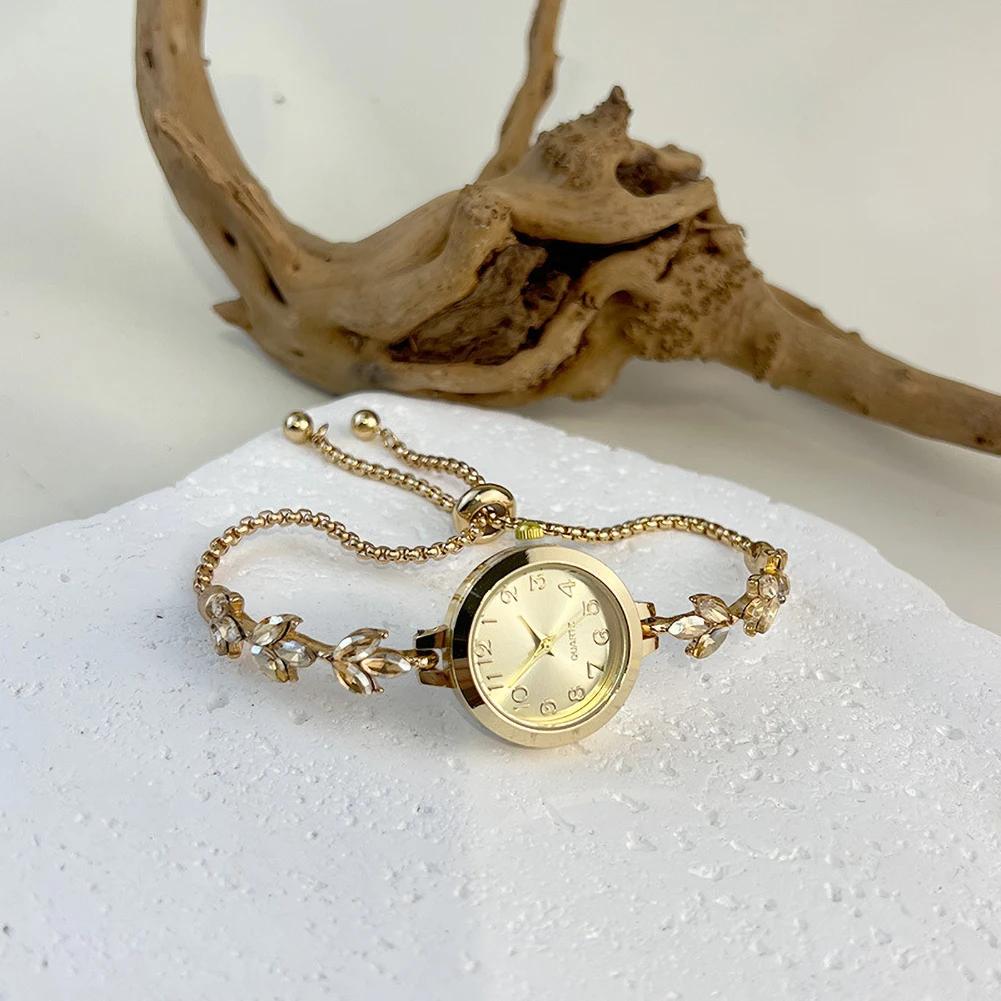 Elegantes Luxus Strass Armband Quarz Uhr Für Damen Reloj Mujer Mädchen Uhr Geschenk Stilvolle Damen Armbanduhr