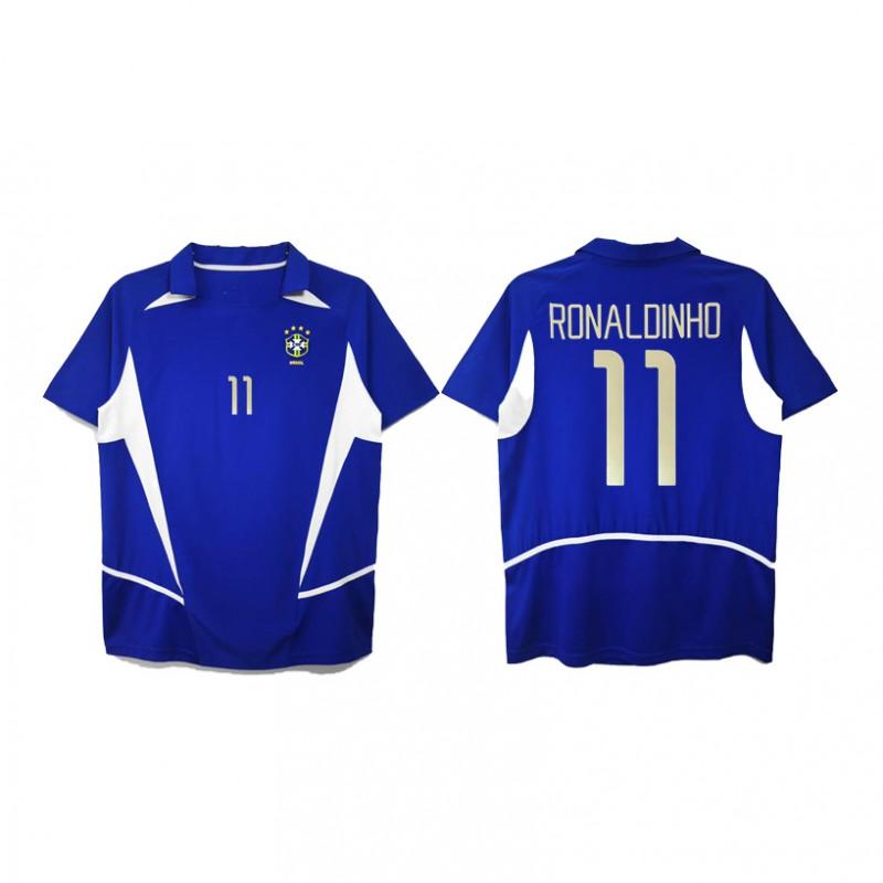 Vintage Football Jersey Zidane Atletico Madrid Ronaldo Ronaldinho AC Santos Roma Retro Soccer Shirt Unisex