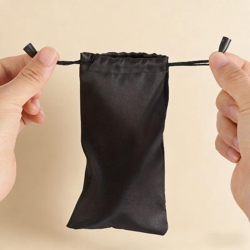 5Pcs Soft Sunglasses Pouch, Drawstring Dust Bag, Storage Pouch, Eyewear Carrying Case