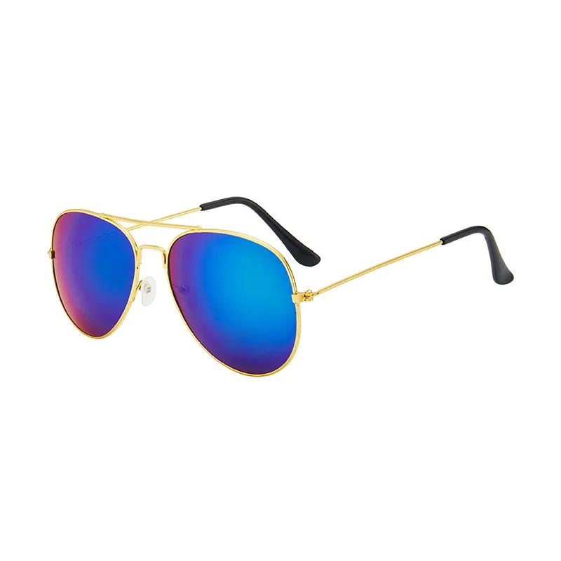Parent-Child Round Frame Sunglasses Kids Adults Vintage Uv400 Shades Eyewear Unisex Children Outdoor Travel  Pilot Sun Glasses