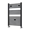 Radiateur Sèche-serviettes - Kibath L410603 - Acier Noir - Eau Chaude - 80x50 Cm