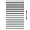 Zebra Roller Blind, Dark Grey, Fabric Width 135.9Cm, Polyester