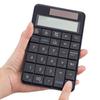 MCSaite 2-in-1 Wireless Calculator & Numeric Keypad with USB Receiver, 29 Keys, Compact Solar-Powered Calculator, 10-Digit Multi-Function Number Pad,