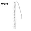 Strong Metal Page Marker Frosted Bookmark, Engraved Marker, Thin Book Mark Bookmark for Students Teachers, Graduation Christmas Gift Lovers