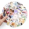 50 Sheets of Graffiti Personality Stickers for DIY Scooter or Suitcase, Inspired by Classic American Drama