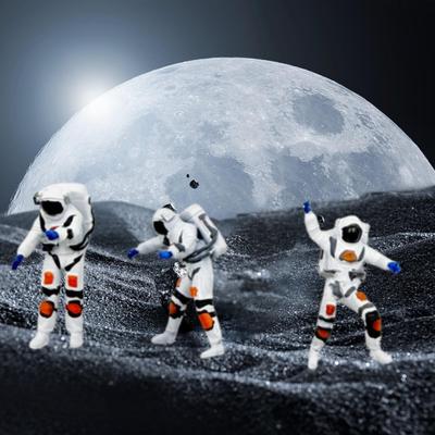 Astronaut Figure Miniature Figurine 1/64 Scale Scene Layout Photo Props Tabletop DIY