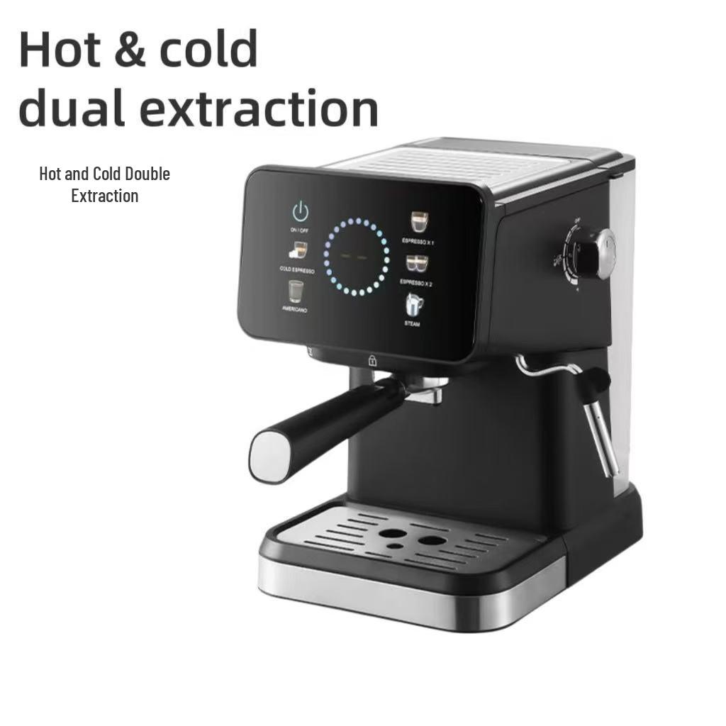 Italian Style Automatic Espresso Machine with Milk Frothing and High-Pressure Extraction