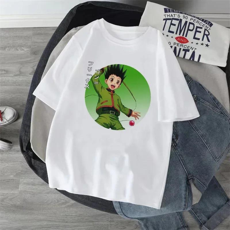 Y2k Women T Shirt Hunter X Hunter Kawaii Japanese Anime T-shirt Harajuku Fashion Casual Funny T-shirts Short Sleeve Summer Tops