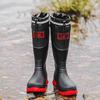 Men's Versatile High-Top Waterproof Non-Slip Rain Boots for Outdoor Activities and Fishing