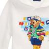 Polo Ralph Lauren Hoodie Bear Print White Kids Hoodies 323974848-001