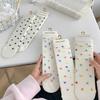Curled Socks Women'S Sweet Little Love Girl Stacking Socks Spring And Summer Thin Outer Wear Trendy Women'S Socks