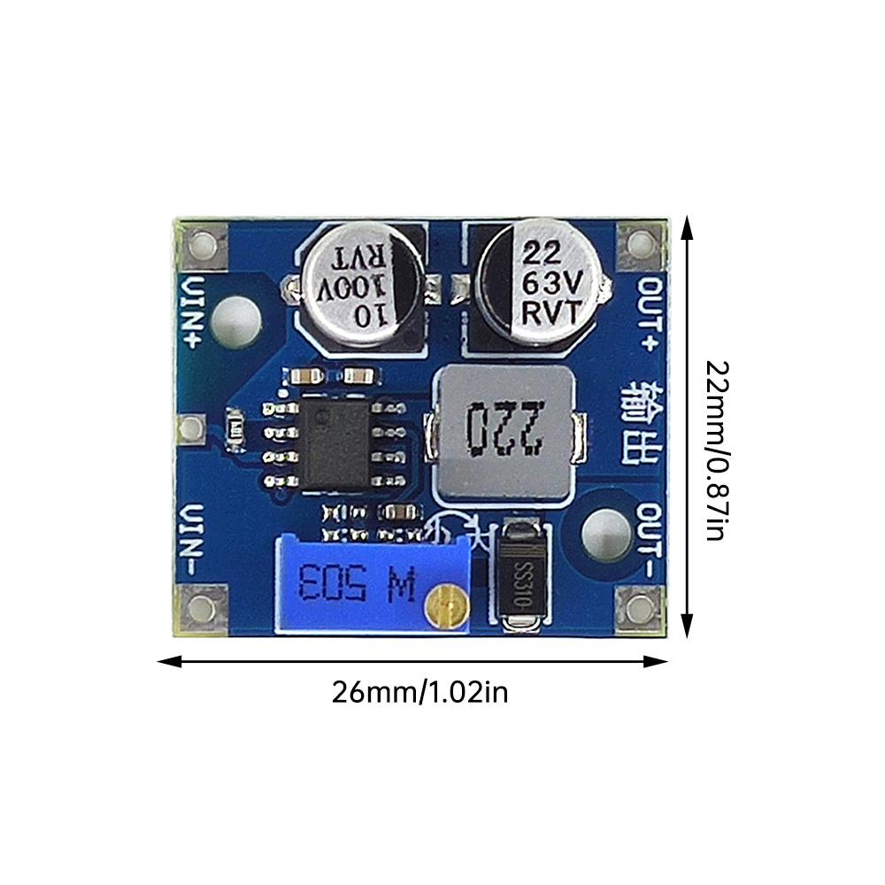 Mini Adjustable DC-DC Step-Down Power Module Input 5-80V To 1-62V 1.5A Power Converter for Solar Energy Circuit