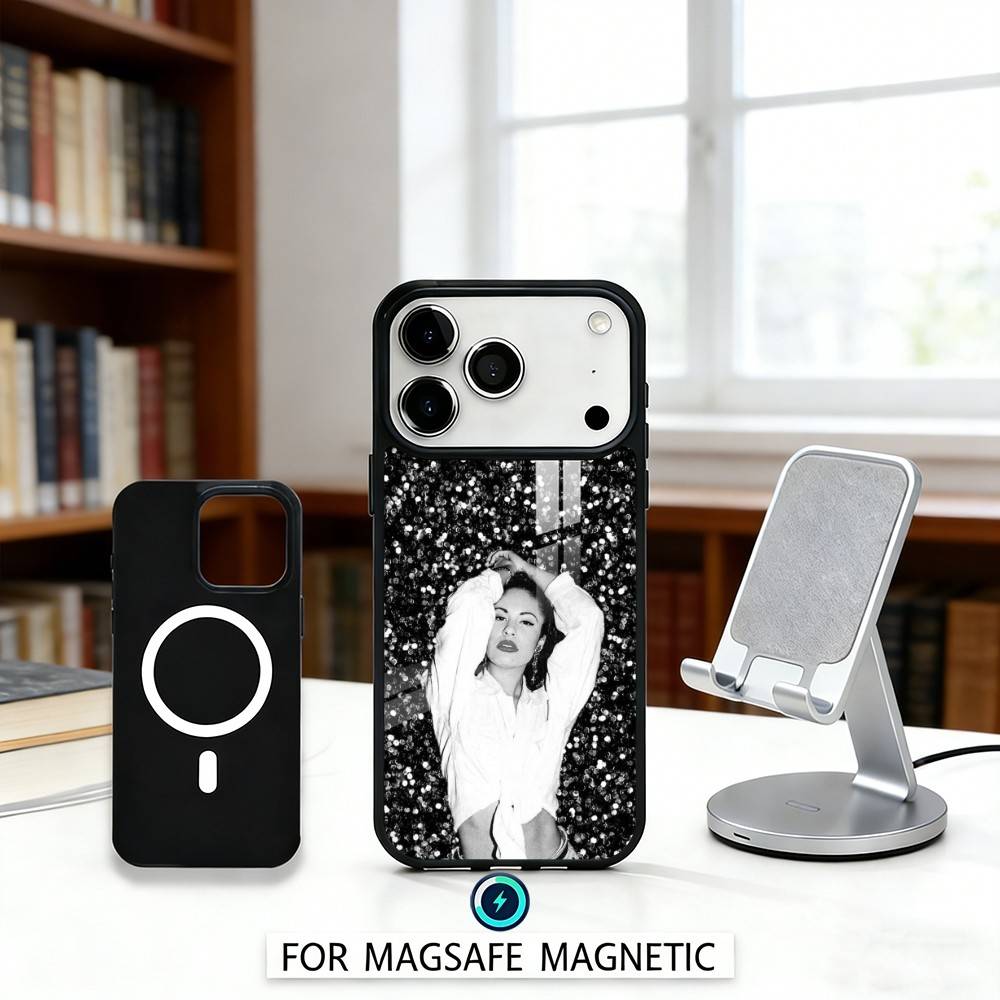 Sängerin S-Selena Q-Quintanilla 90er Jahre Handyhülle Für iPhone17,16,15,14,13,12,Pro,Max,Magnetisch Für Magsafe Kabelloses Laden