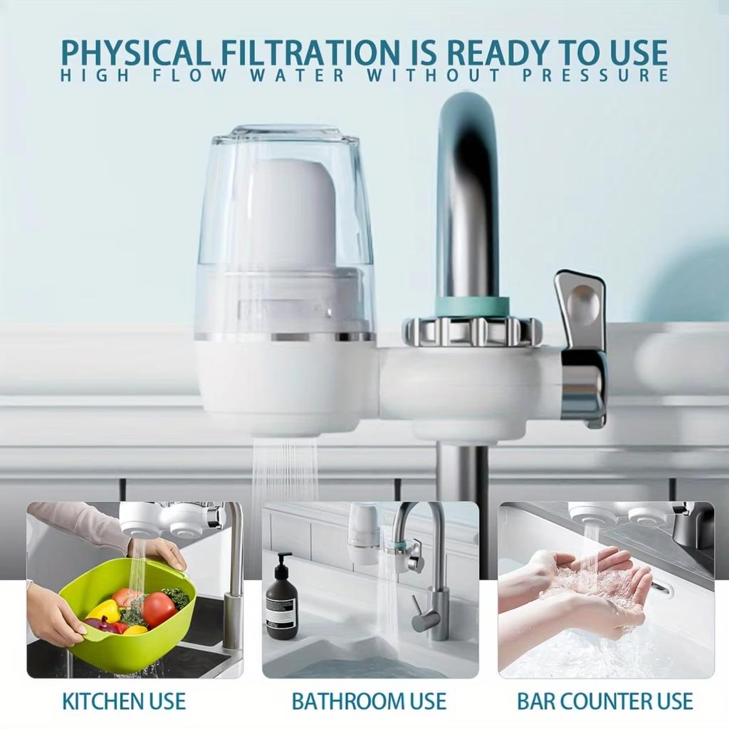 Kitchen Tap Water Purifier Household Washable Faucet Filter Cleaner