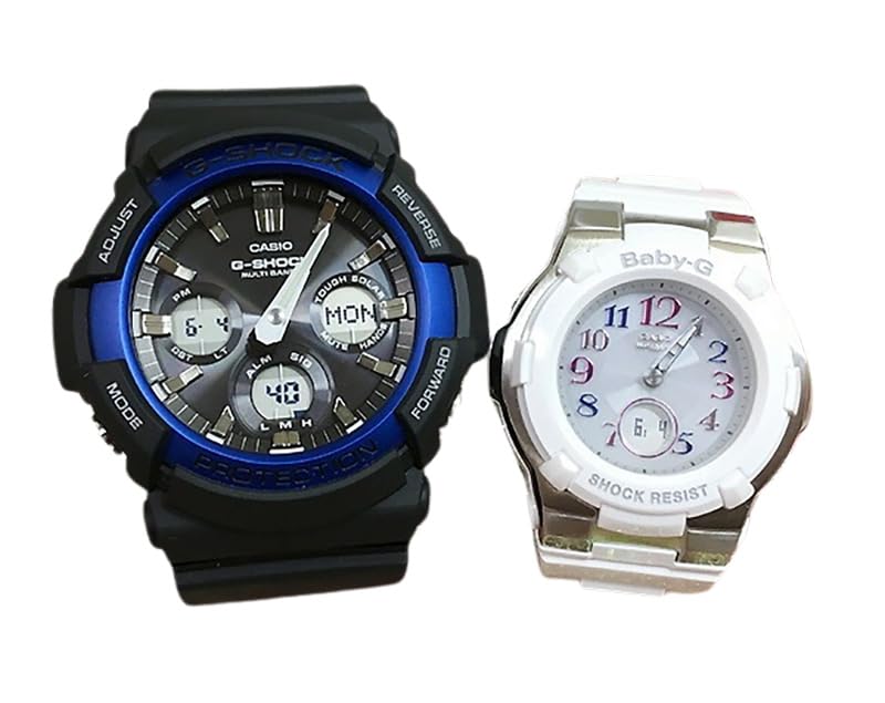 

[Casio] CASIO Pair Watch G-SHOCK G-Shock BABY-G Baby G Ana-Digi Radio Solar Genuine Pair Case Set of 2 GAW-100B-1A2JF BGA-1100GR-7BJF Watch