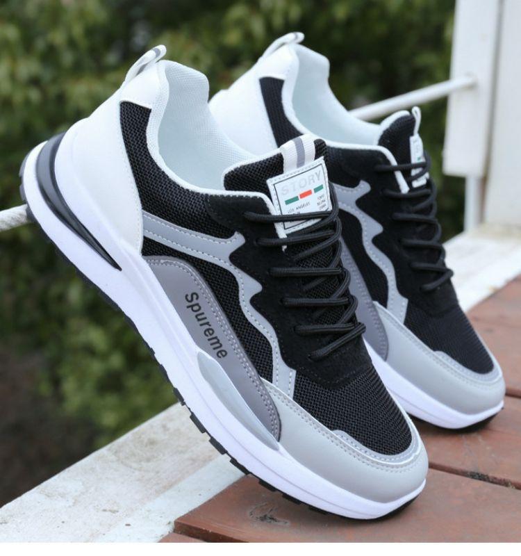 Summer Breathable New Mesh Sports Leisure Running Student Little White Dad High Tide Shoes