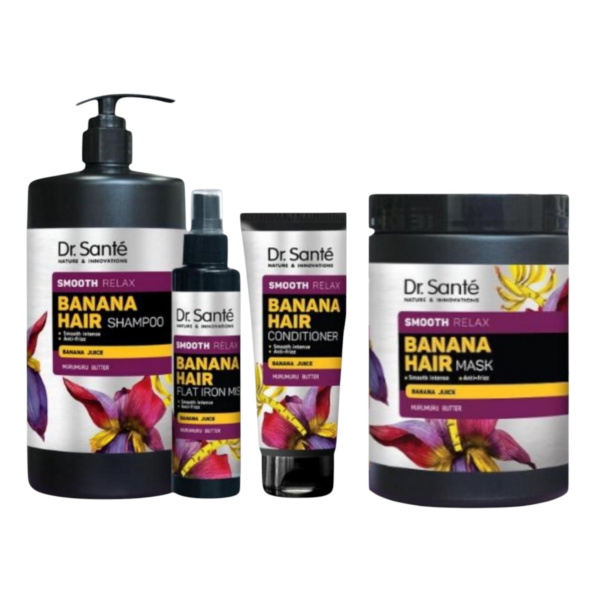 

Dr.Sante Банановий Інтенсивний Набір для Гладкості Волосся 4x Hair Care SET