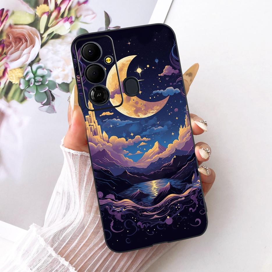 Für Tecno Pop 6 GO Hülle BE6j Niedlicher Löwe Mode Bemalte Abdeckung Weiche TPU Handyhülle Für Tecno Pop 6 Pro BE8 Pop6 GO Rückseite Taschen