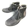 3-Type Leather Short Boots 40 25.0 Gray Made In Portugal Shoes Boots(USED)