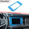 Light Blue Central Console GPS Navigation Panel Frame Trim Cover For Bronco 21+