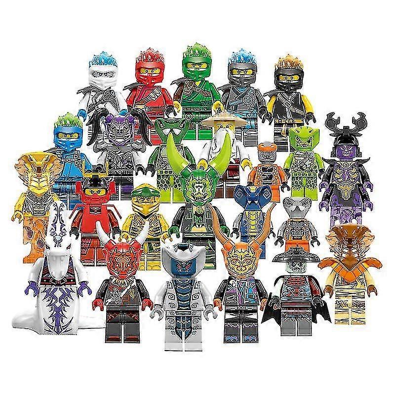 2023-Set mit 24 Stück Ninjago Figuren Bausteine Spielzeug V