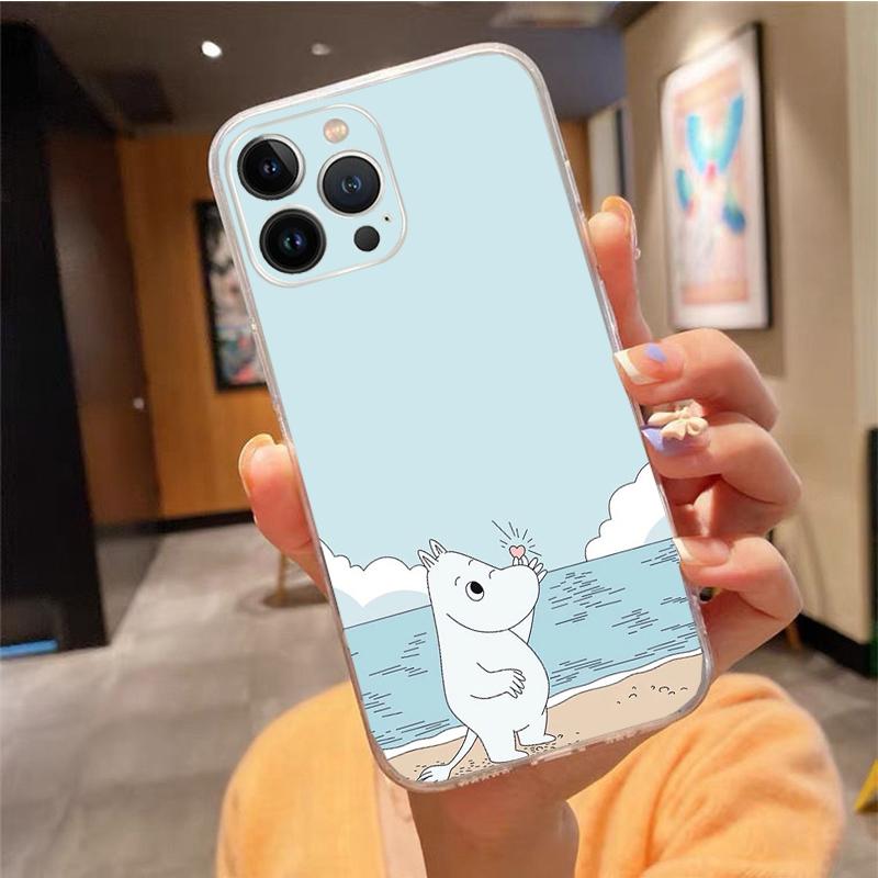 

Чехол для телефона iPhone 14 13 12 11 Pro Max XS XR X 12mini 14 Plus SE Moomin, чехол для мобильного телефона Funda Capa Cell iphone 12ProMax