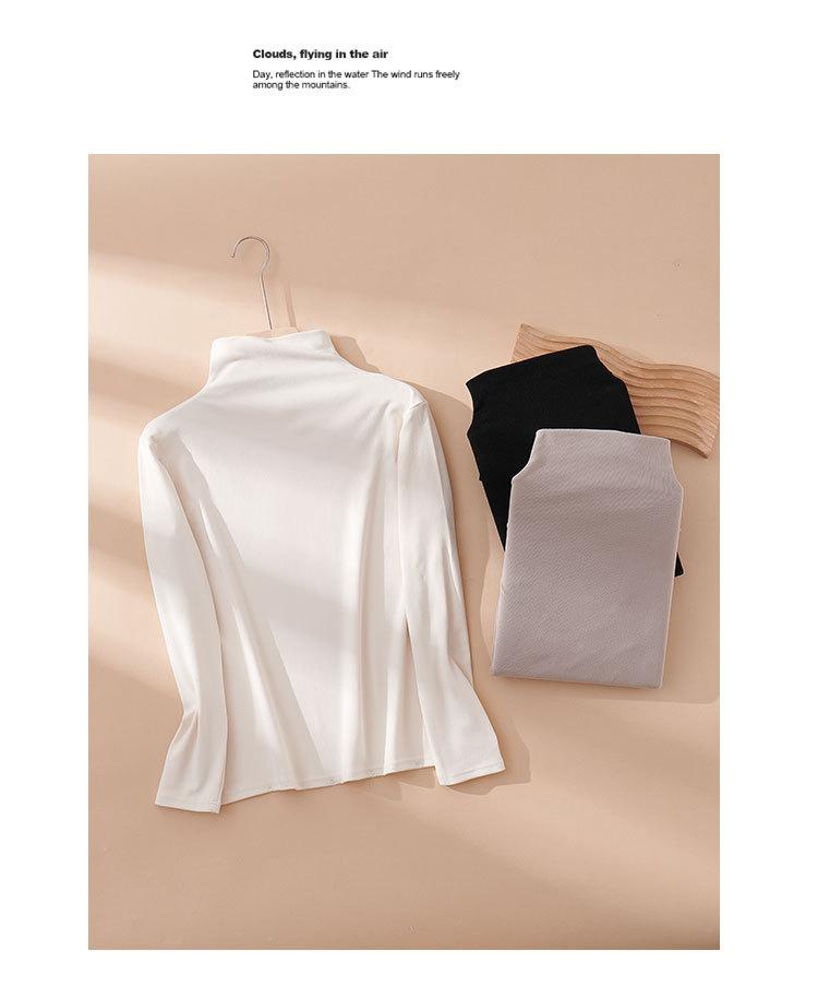 Women's Half High Collar Warm Inner Top