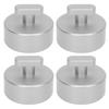4PCS   Pad Billet Aluminum Lift Point   Adapter Pucks   Pad Stand for C7  51  06 C6‑ 06