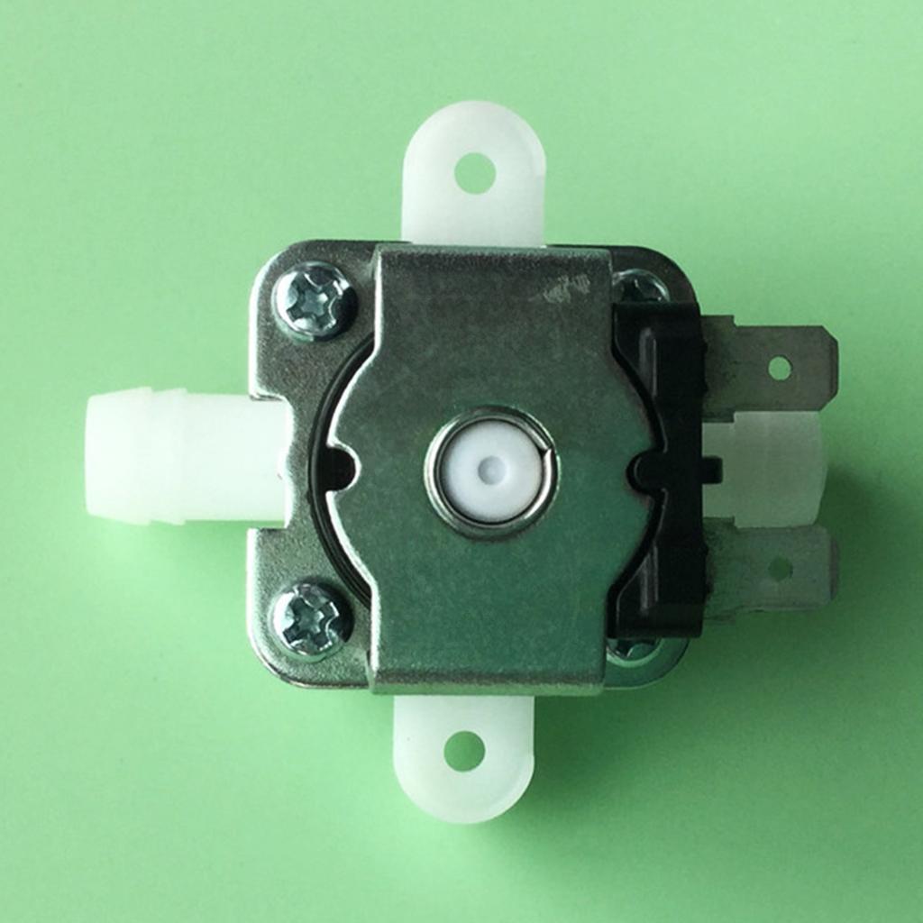 Water Solenoid for Valve Quick Connect 1/4" Pressure Solenoid for Valve 12/24/110/220V for Coffee Machine Ice Maker Wate